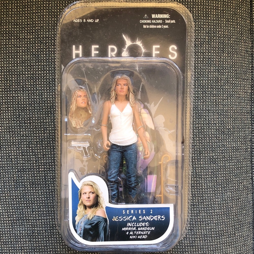 Heroes Series 2 Jessica Sanders Action Figure - White Top, Blue Jeans